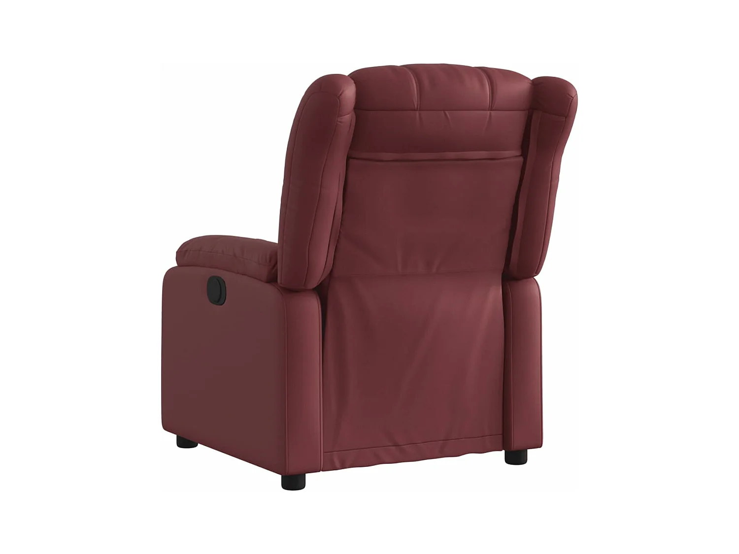 Fauteuil inclinable électrique Rouge bordeaux Similicuir