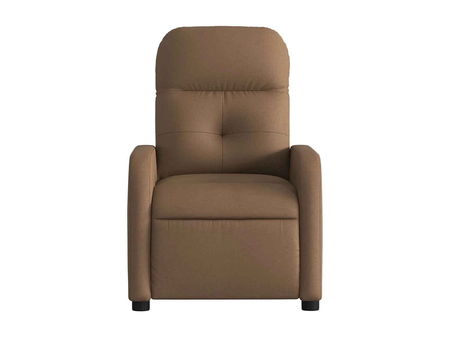 Fauteuil inclinable électrique Marron Tissu