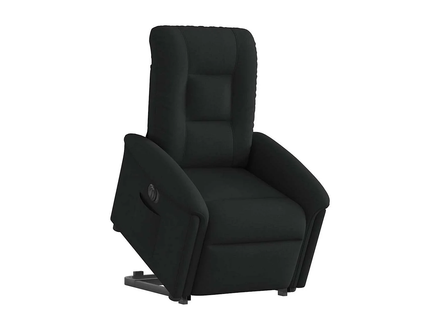 Fauteuil inclinable électrique noir tissu