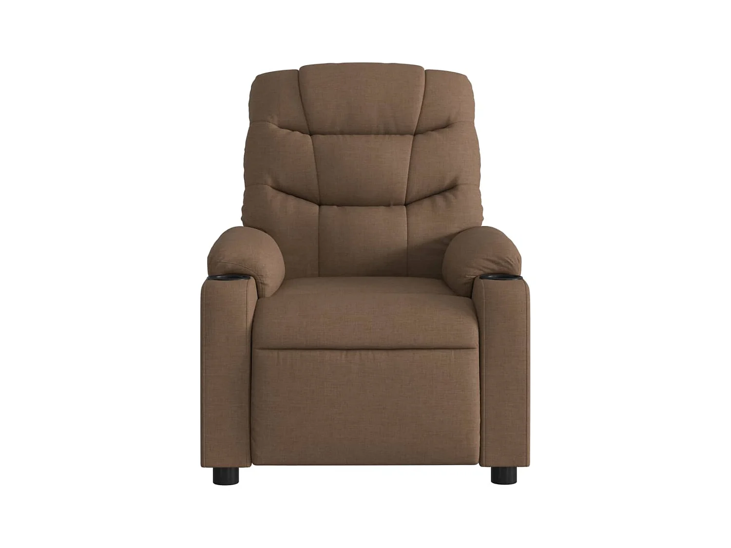 Fauteuil inclinable électrique Marron Tissu