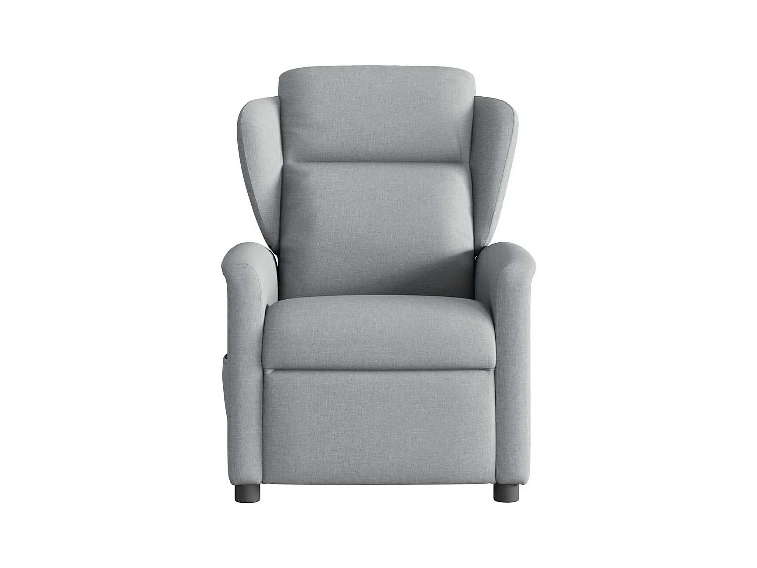 Fauteuil inclinable électrique Gris clair Tissu