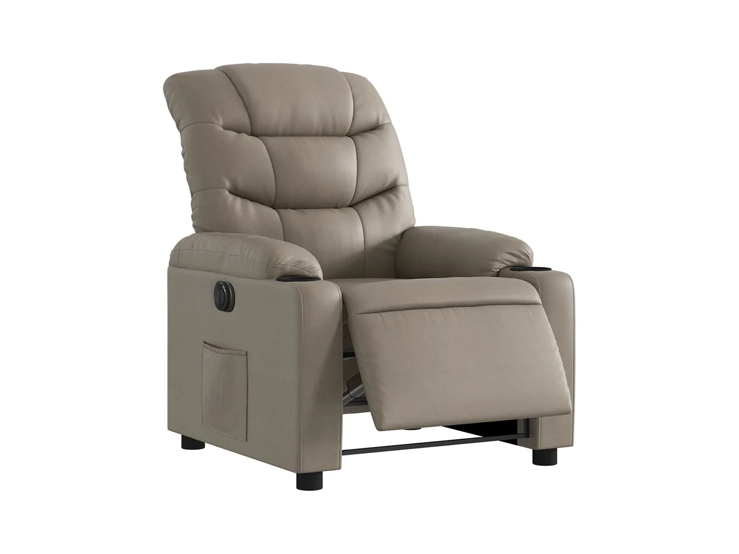 Fauteuil inclinable électrique Cappuccino Similicuir