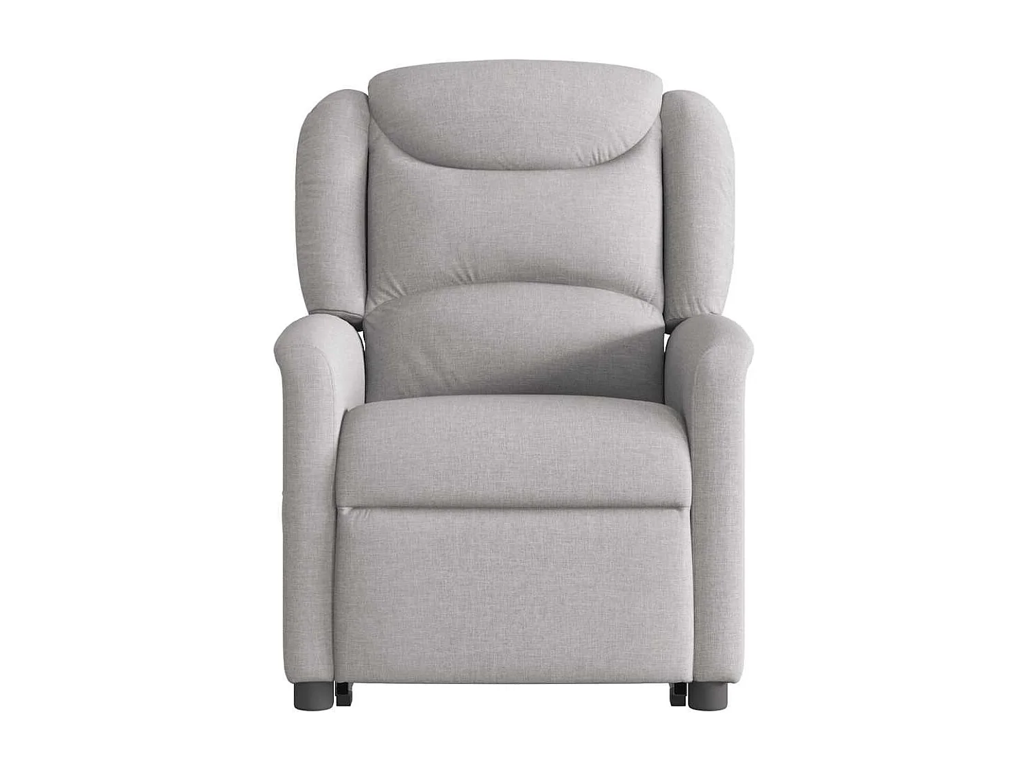 Fauteuil inclinable électrique gris nuage tissu
