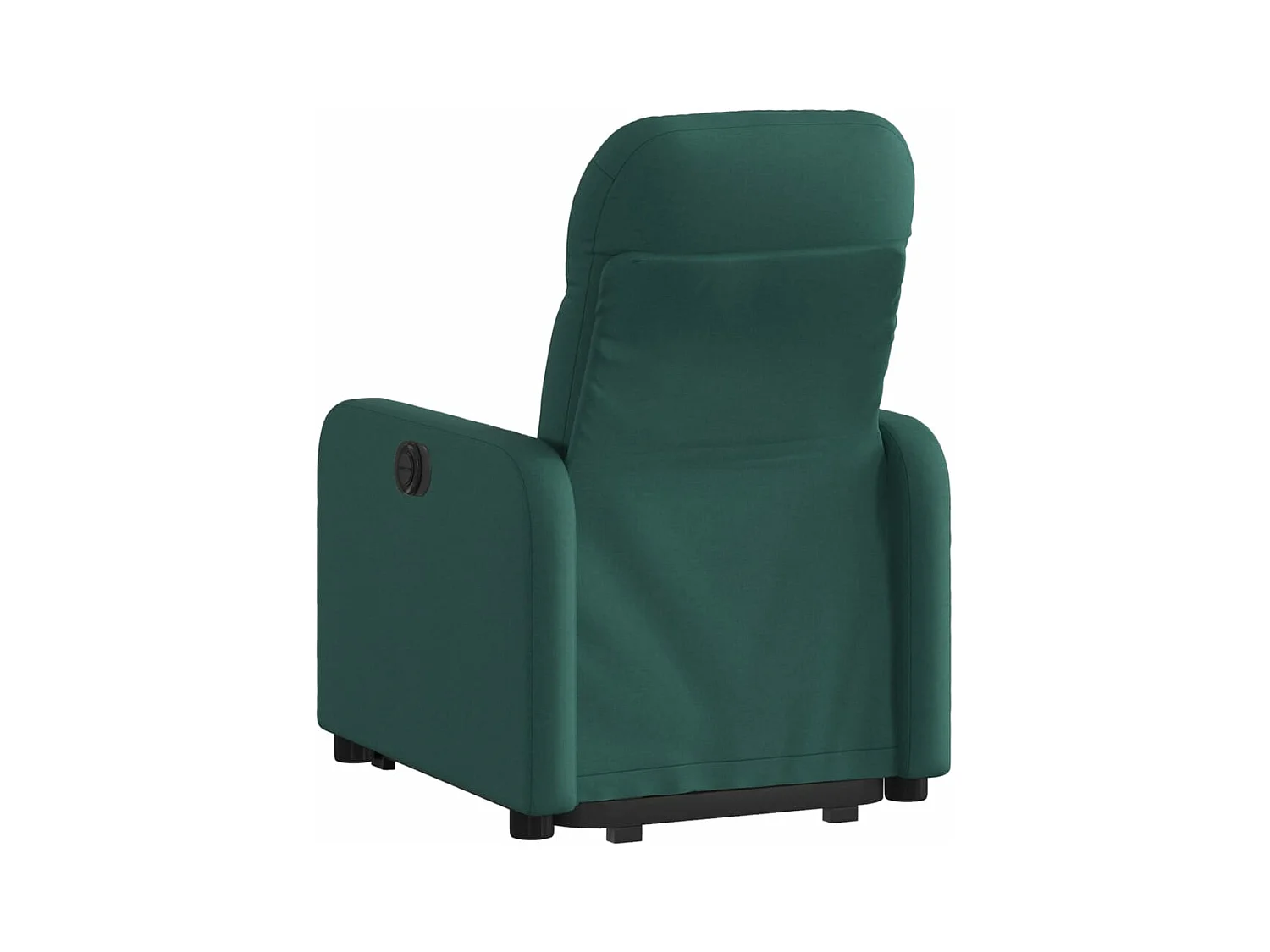 Fauteuil inclinable électrique vert foncé tissu
