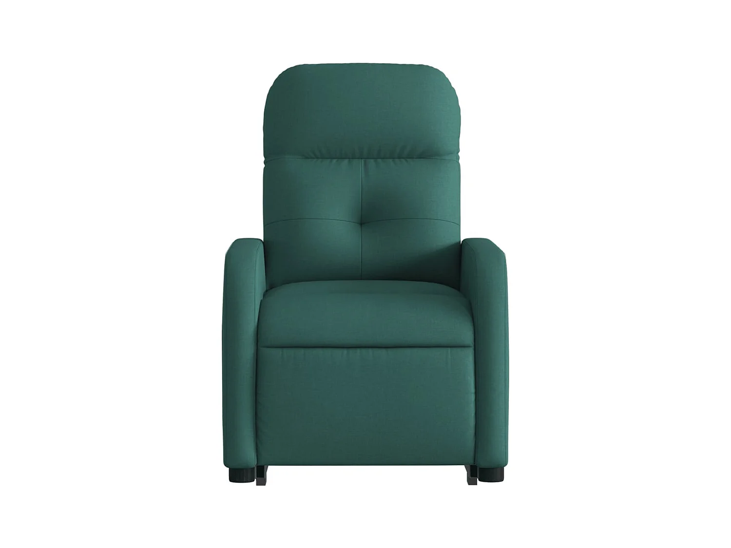 Fauteuil inclinable électrique vert foncé tissu