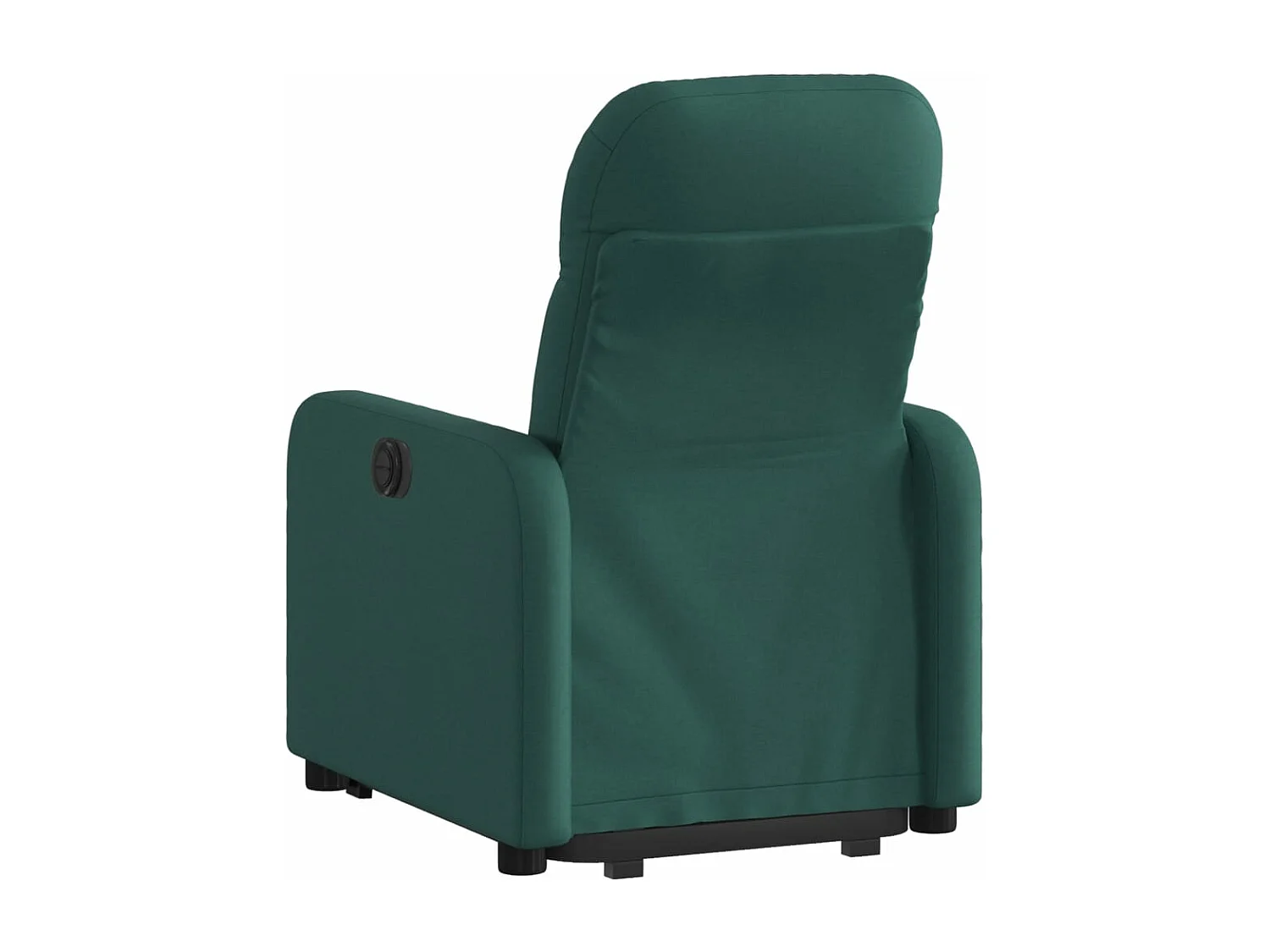 Fauteuil inclinable électrique vert foncé tissu