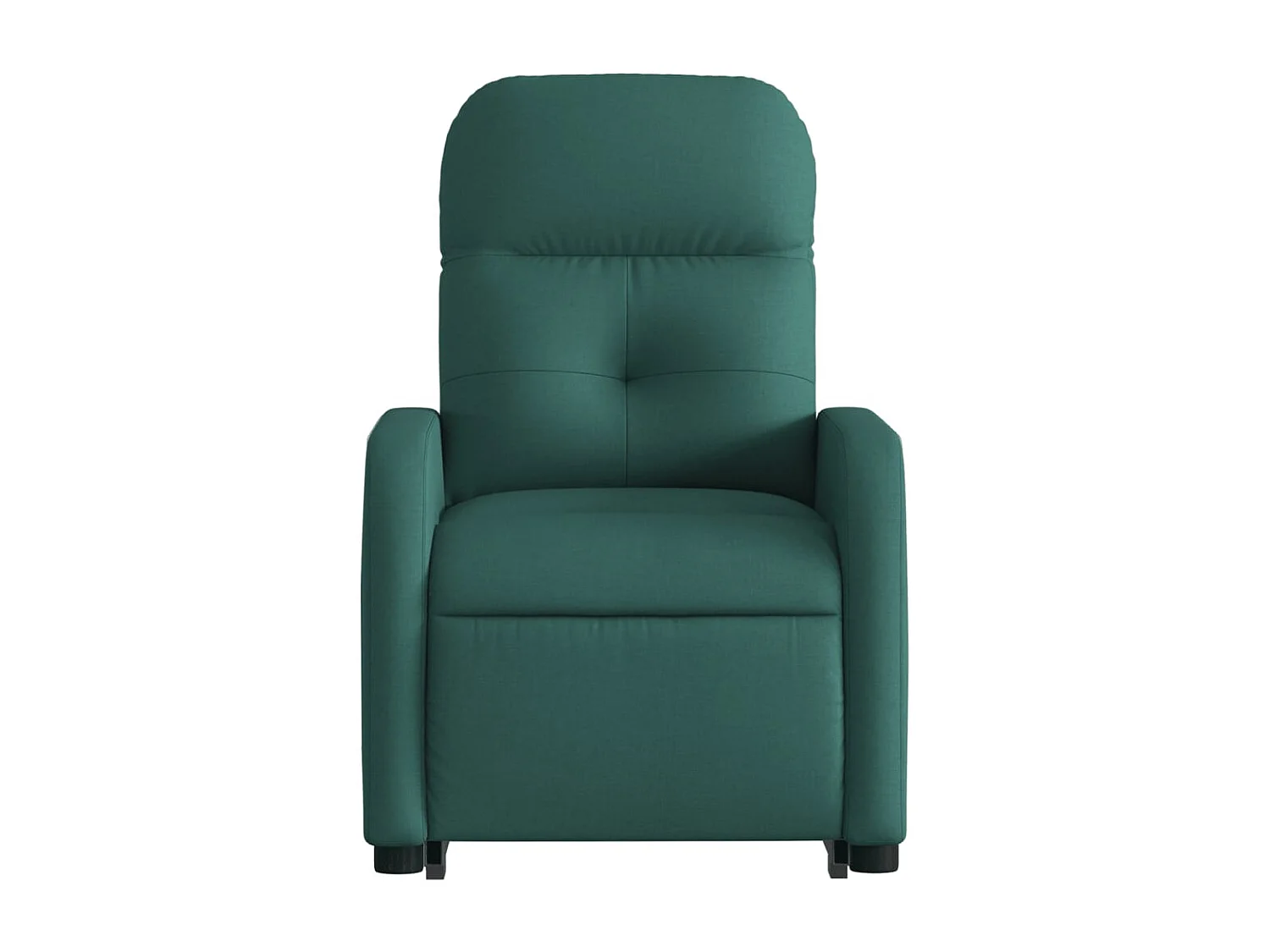 Fauteuil inclinable électrique vert foncé tissu