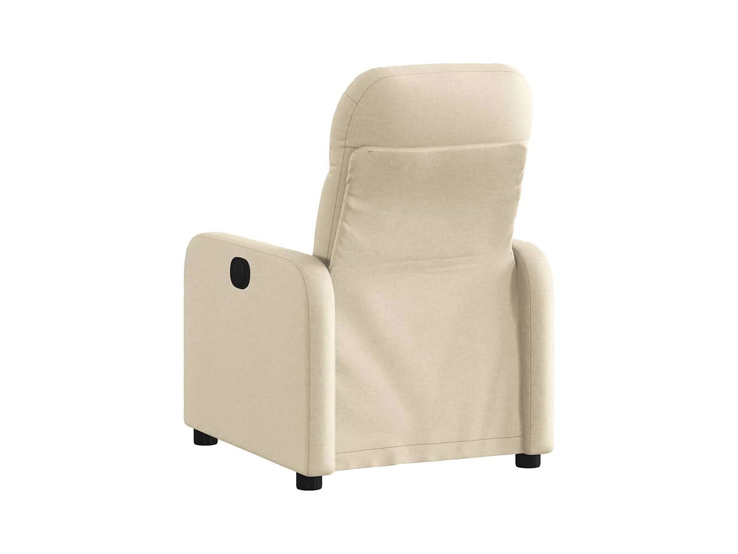 Fauteuil inclinable électrique Crème Tissu