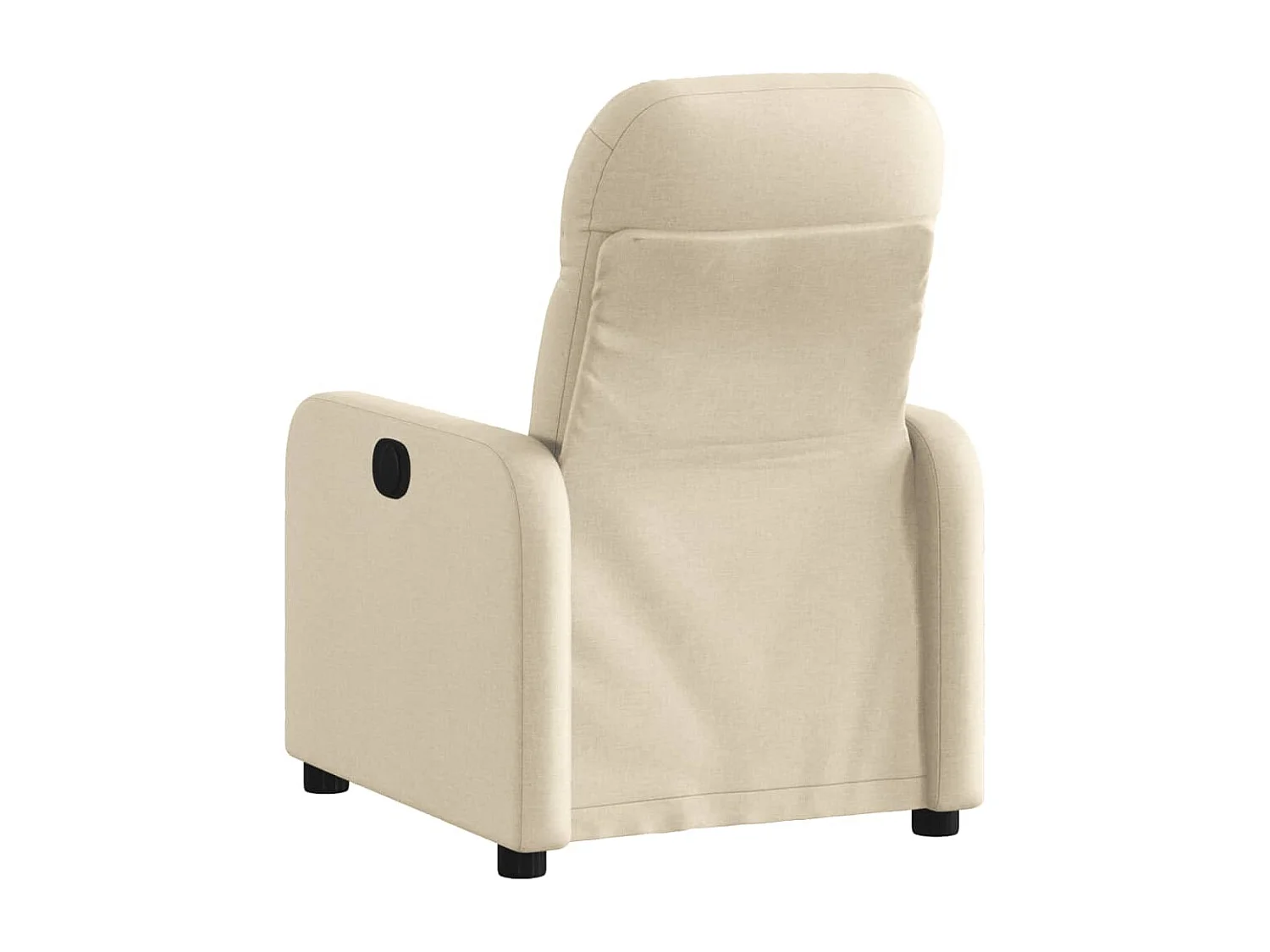 Fauteuil inclinable électrique Crème Tissu