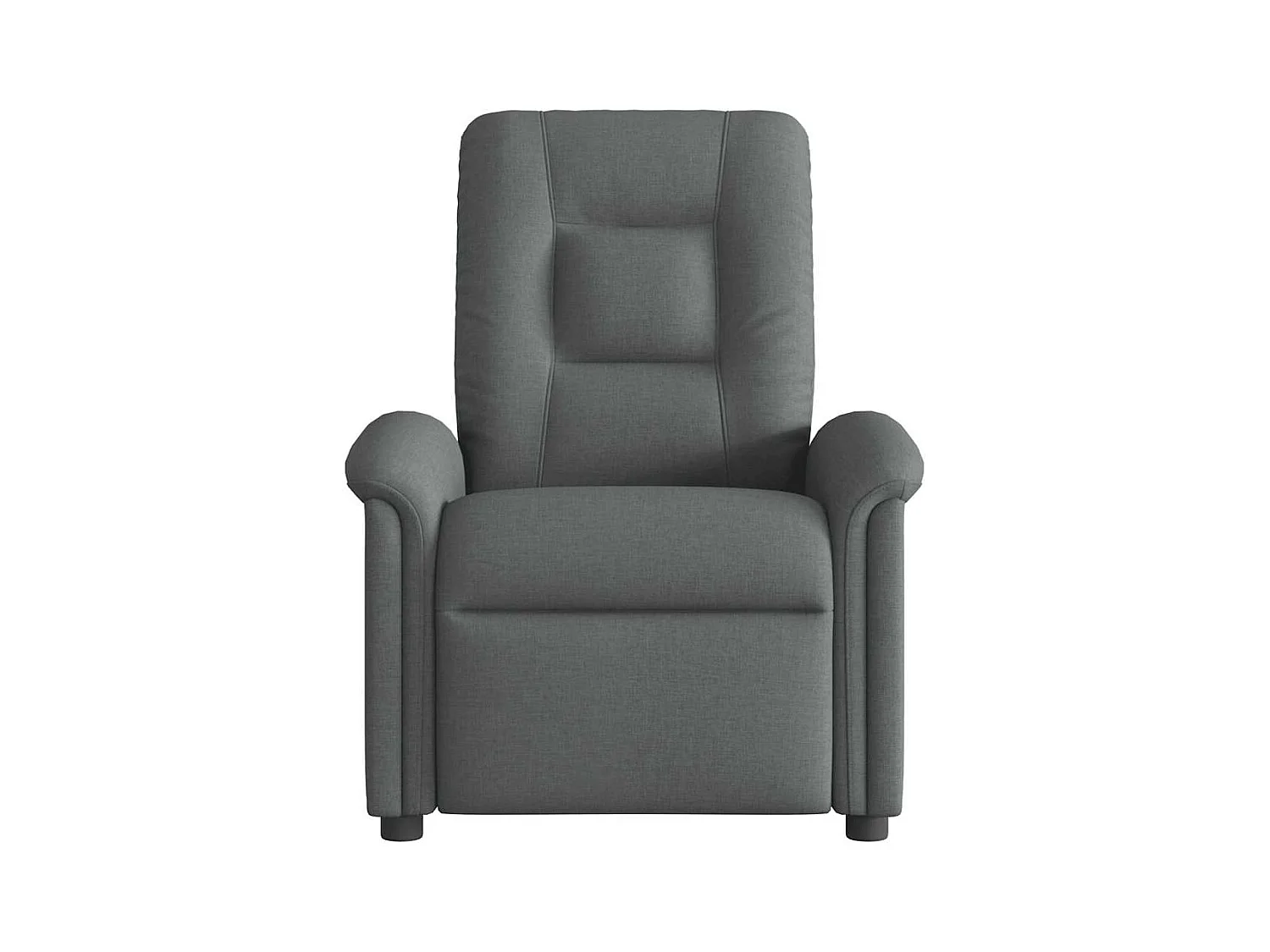 Fauteuil inclinable électrique Gris foncé Tissu