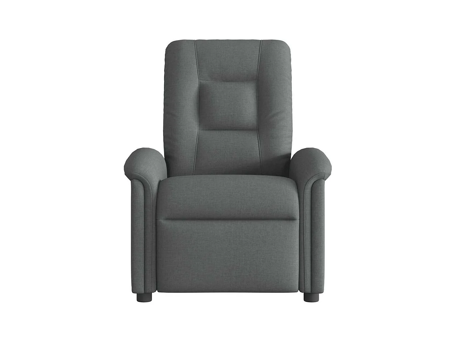 Fauteuil inclinable électrique Gris foncé Tissu