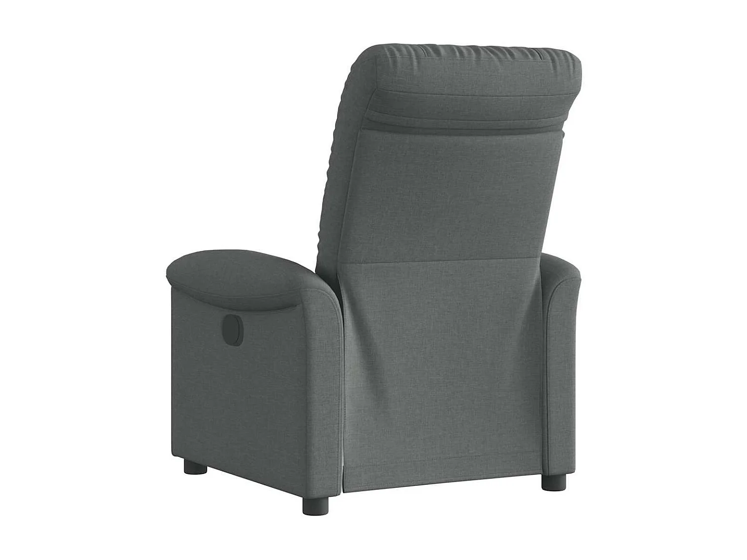 Fauteuil inclinable électrique Gris foncé Tissu