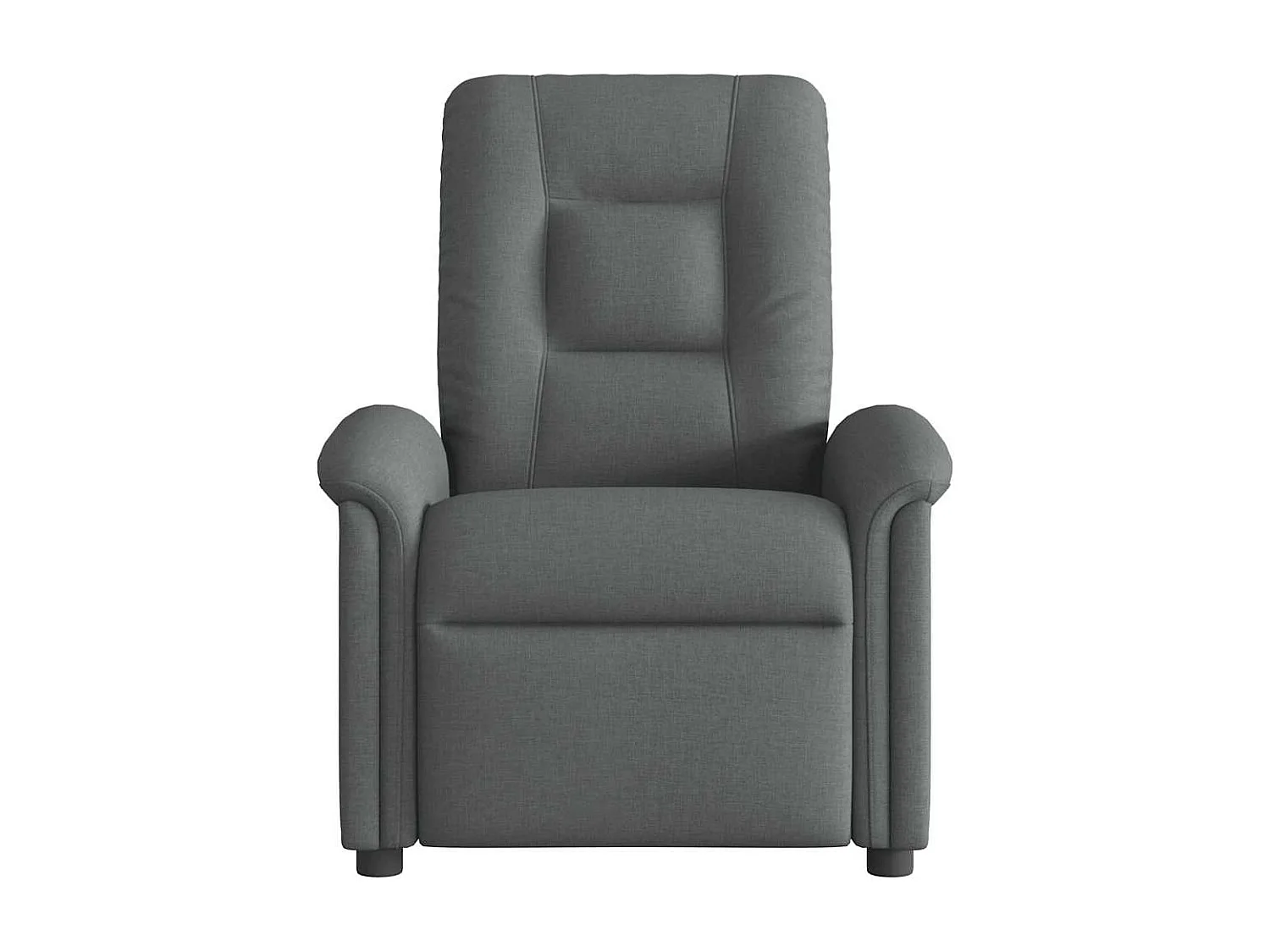 Fauteuil inclinable électrique Gris foncé Tissu