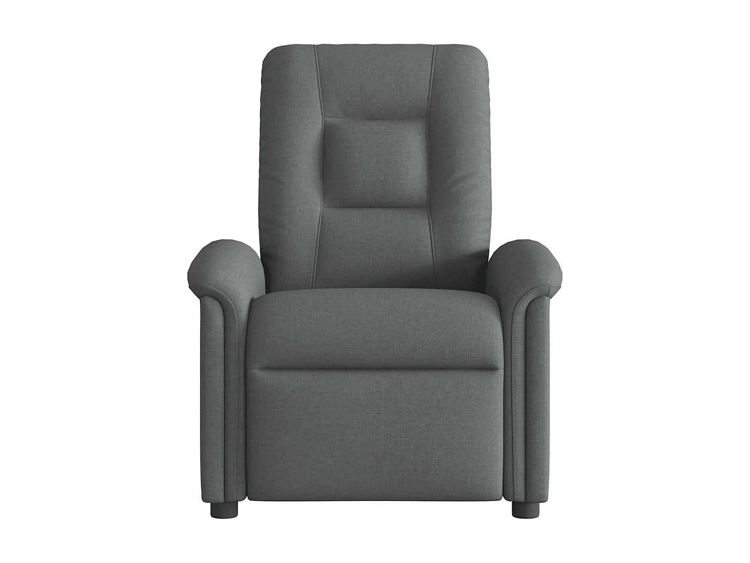 Fauteuil inclinable électrique Gris foncé Tissu
