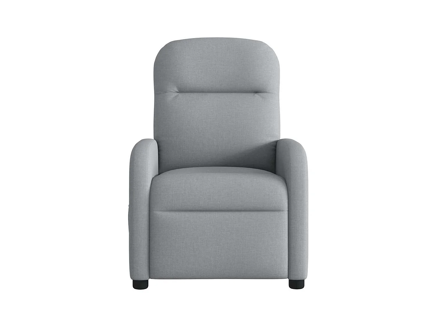 Fauteuil inclinable électrique Gris clair Tissu