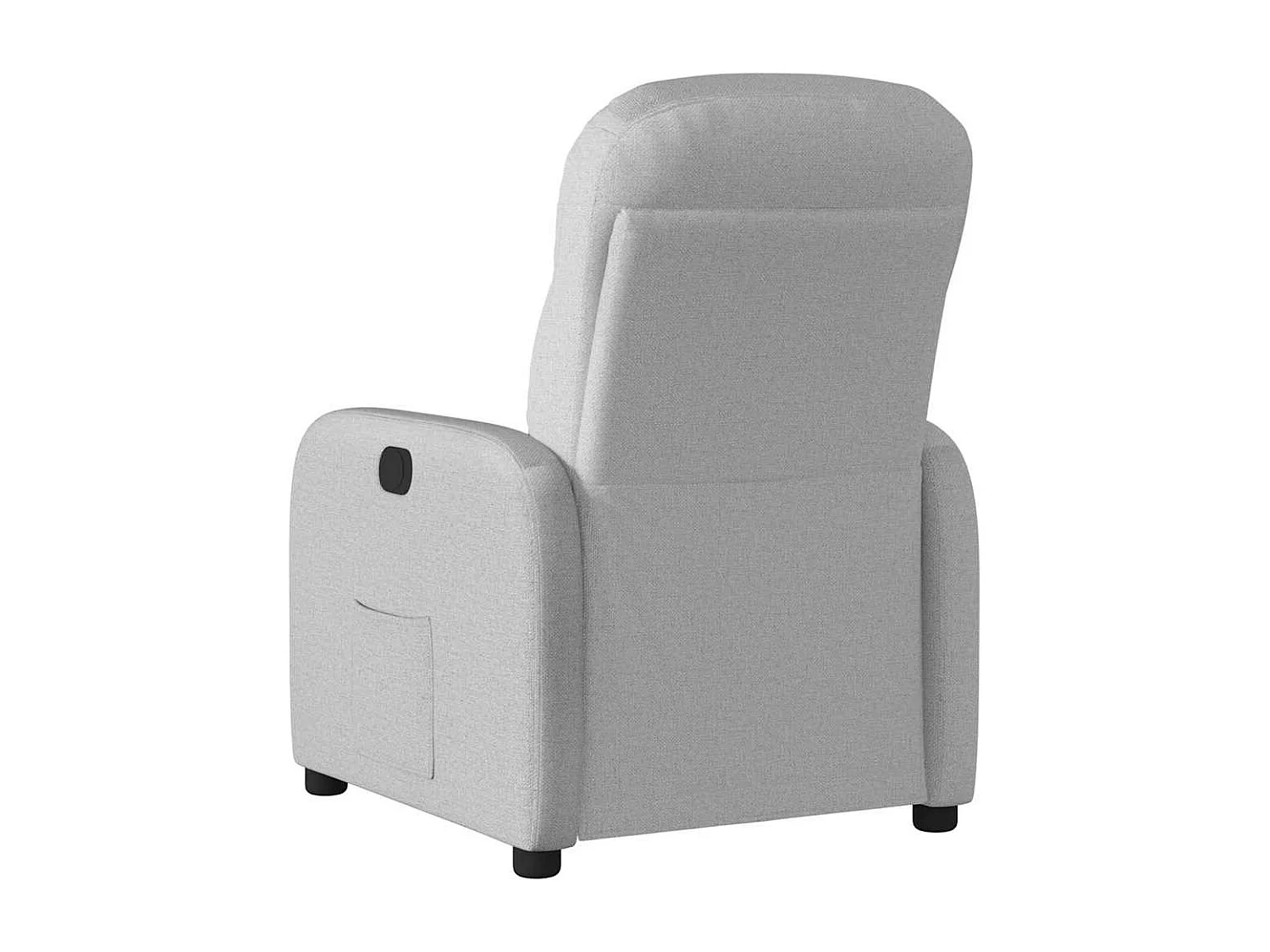 Fauteuil inclinable électrique gris nuage tissu