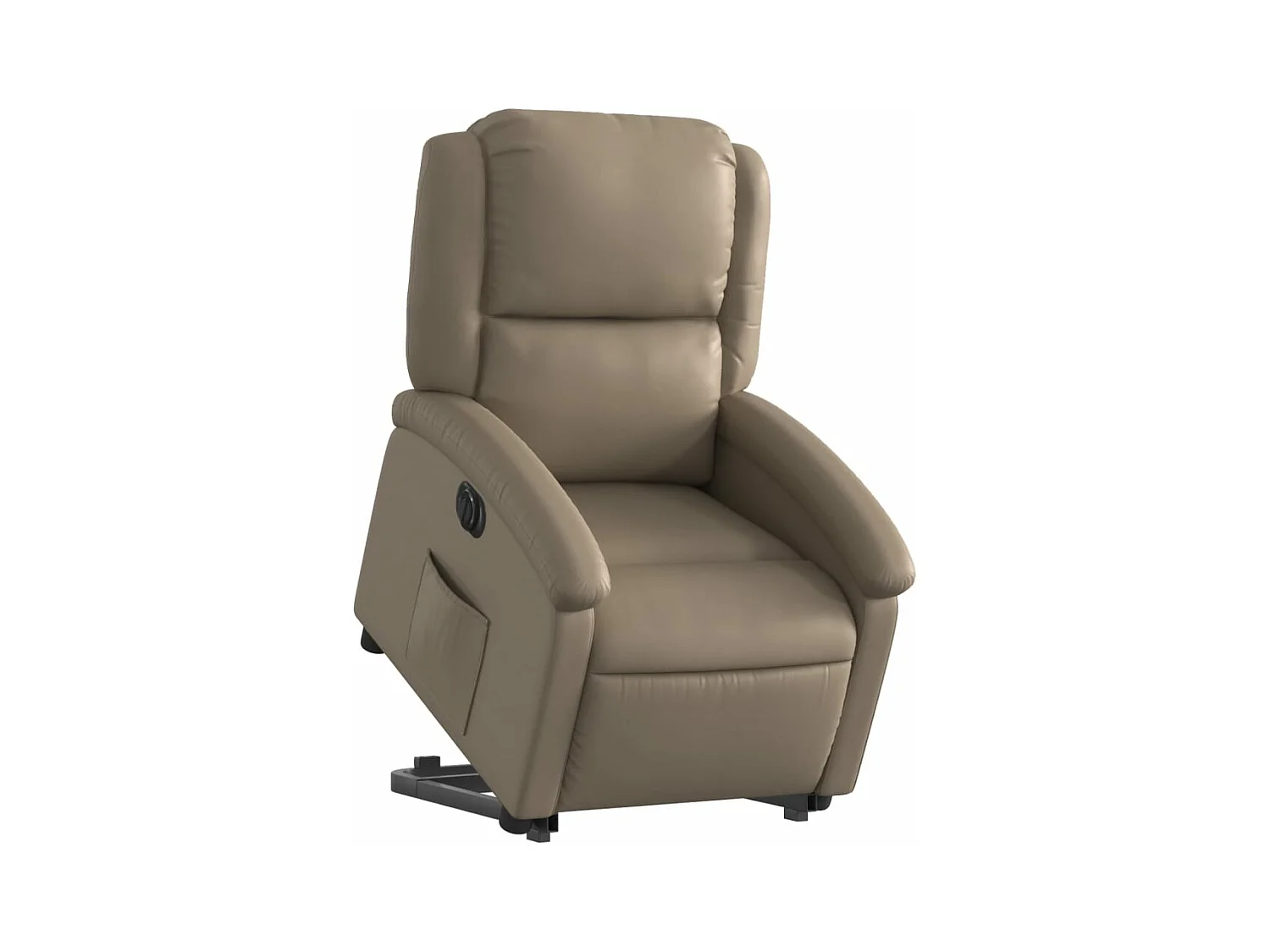 Fauteuil inclinable électrique cappuccino similicuir