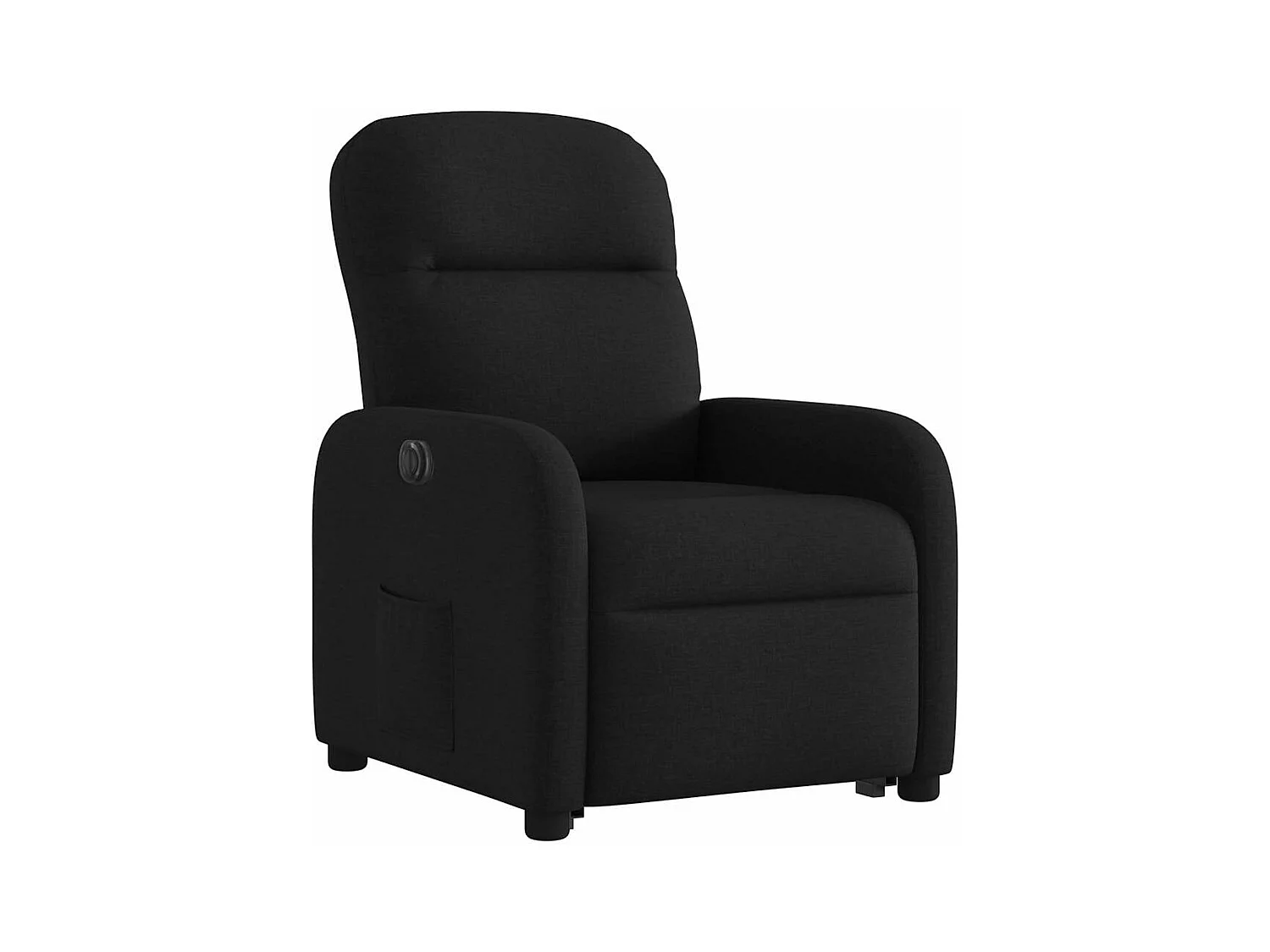 Fauteuil inclinable électrique noir tissu