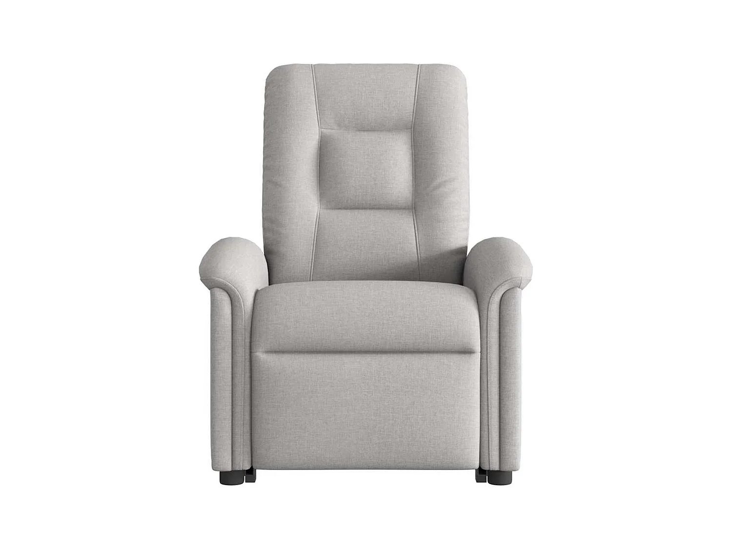 Fauteuil inclinable électrique gris nuage tissu