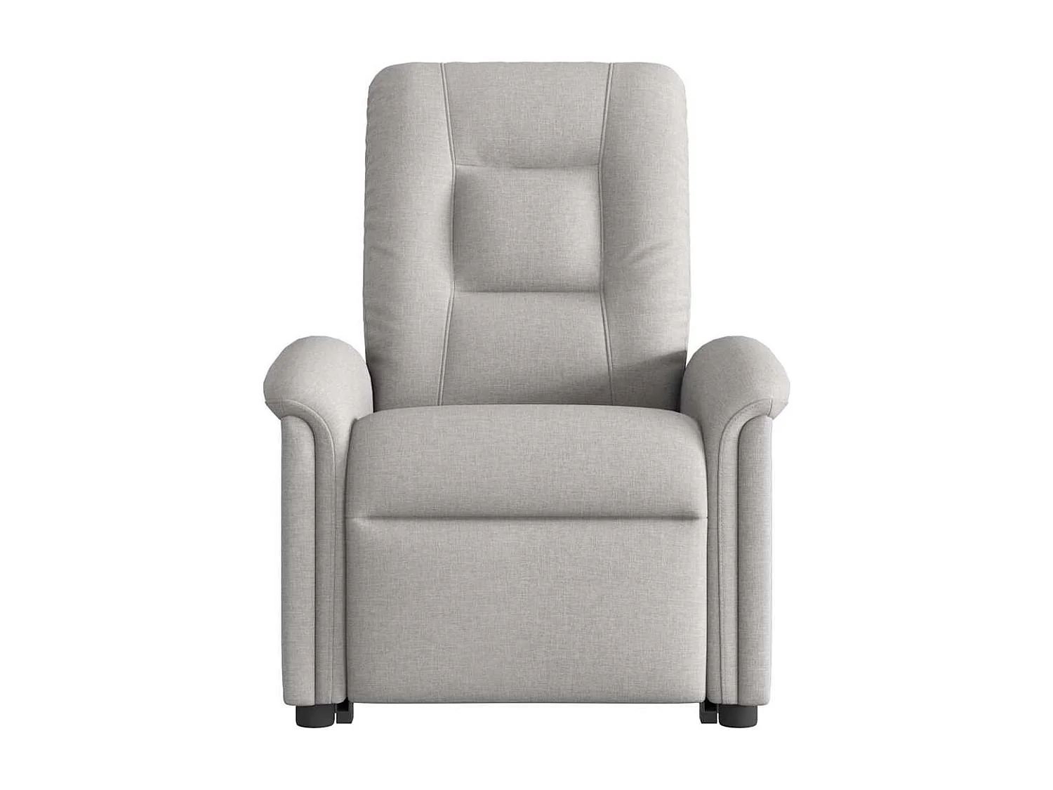 Fauteuil inclinable électrique gris nuage tissu