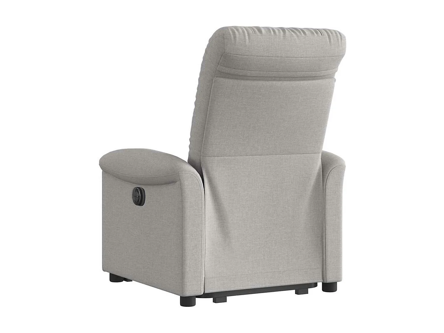 Fauteuil inclinable électrique gris nuage tissu