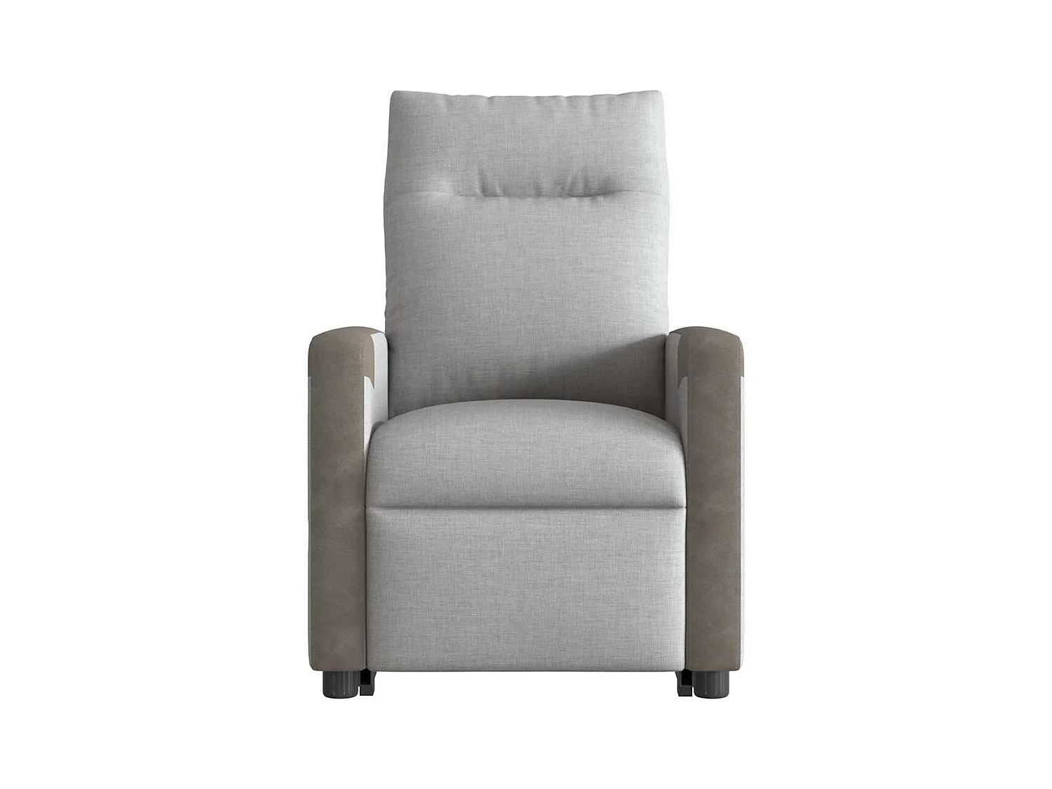 Fauteuil inclinable électrique gris nuage tissu