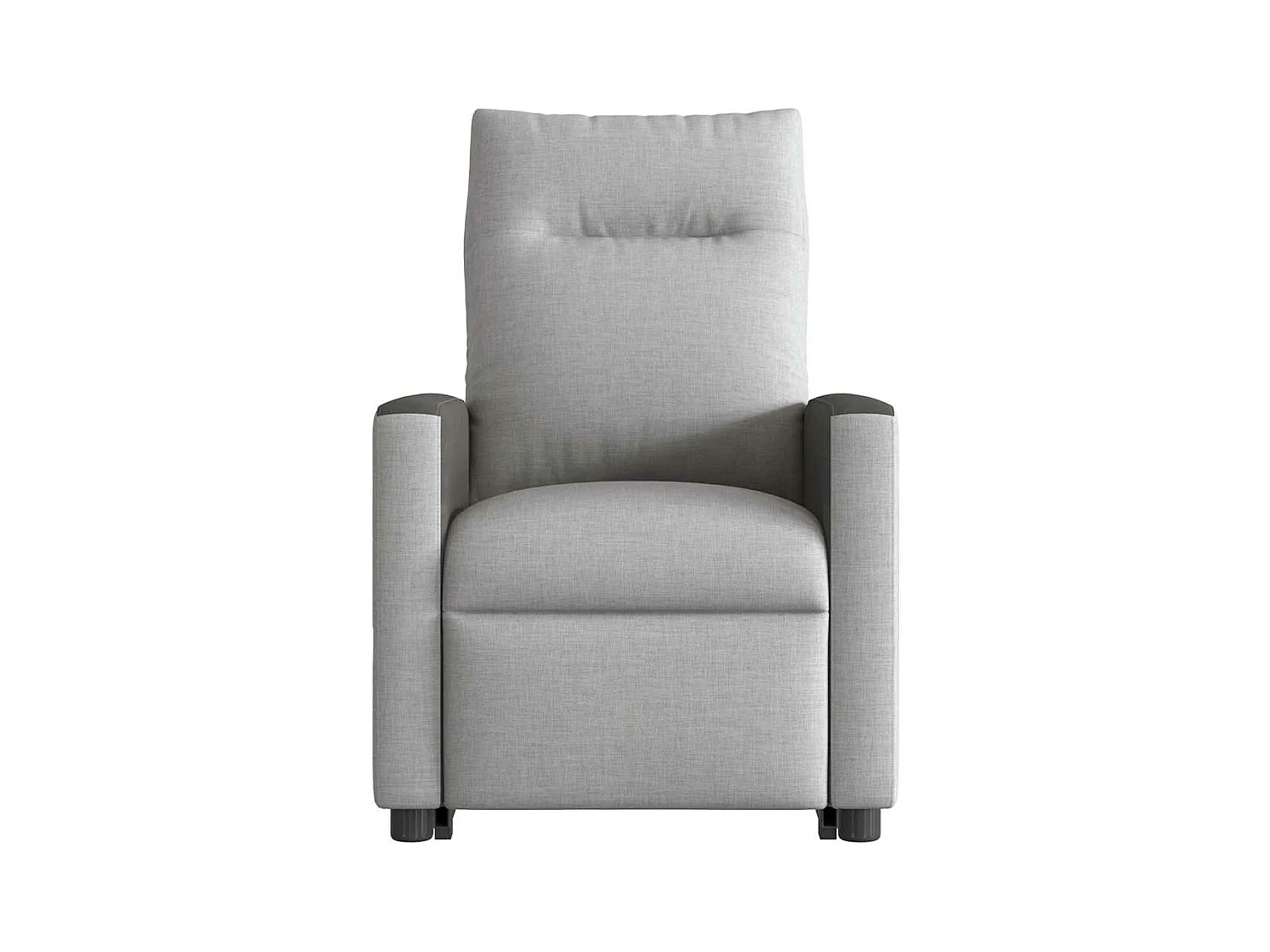 Fauteuil inclinable électrique gris nuage tissu