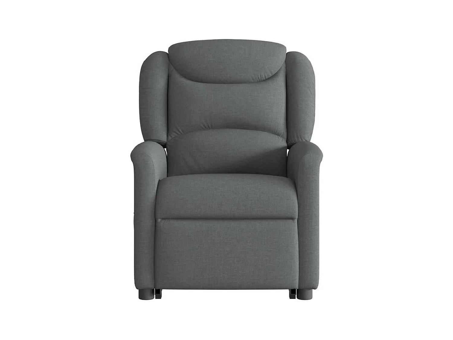 Fauteuil inclinable électrique gris foncé tissu