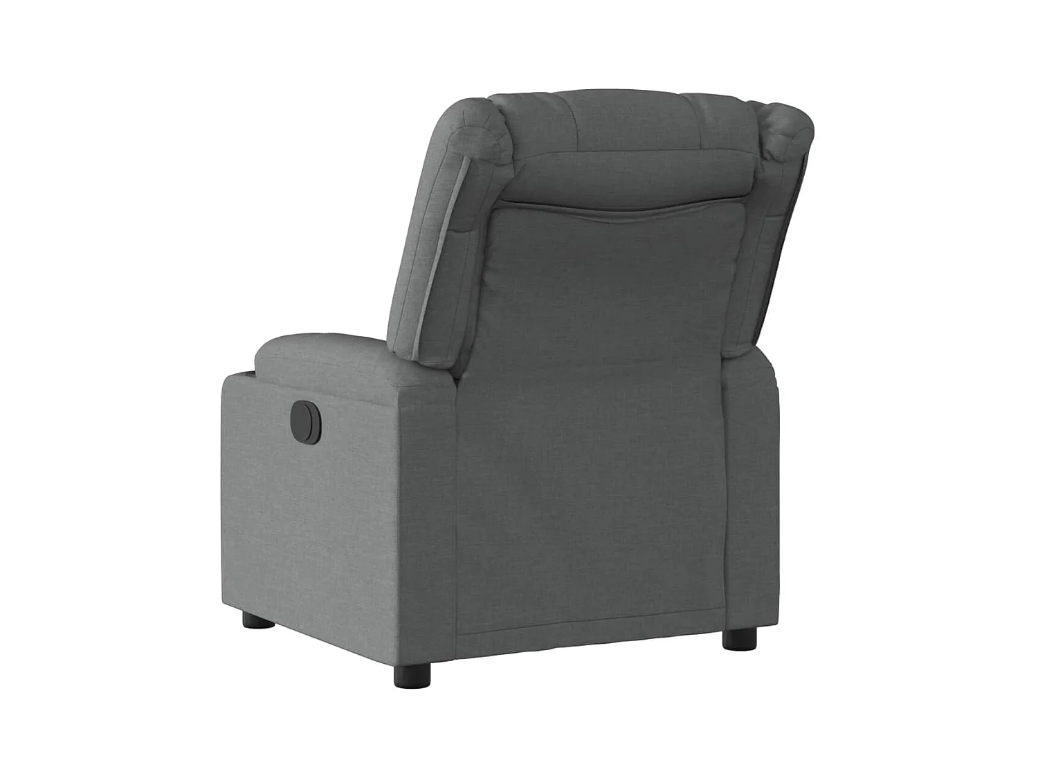 Elektrische relaxfauteuil Donkergrijs Stof