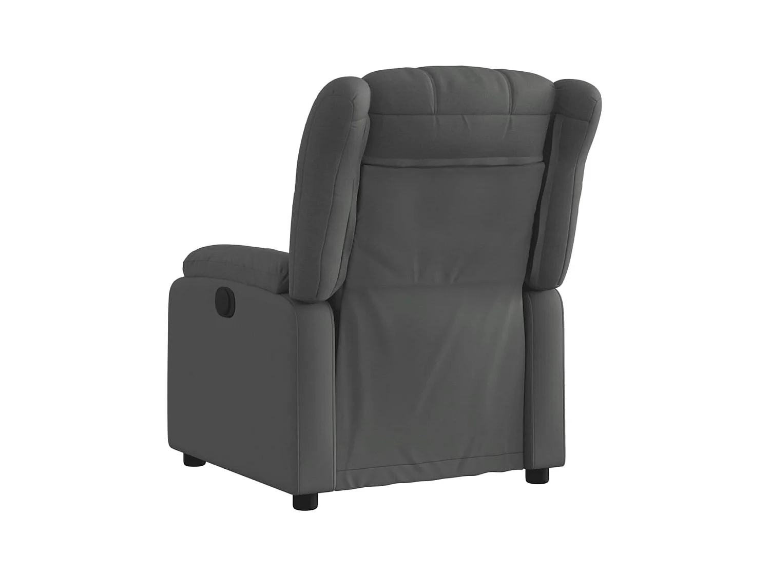 Sillón reclinable eléctrico Tejido gris oscuro