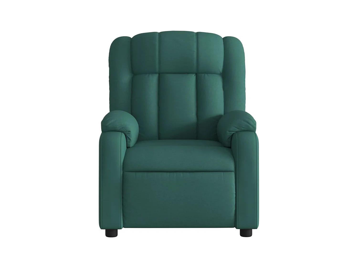 Fauteuil inclinable électrique Vert foncé Tissu