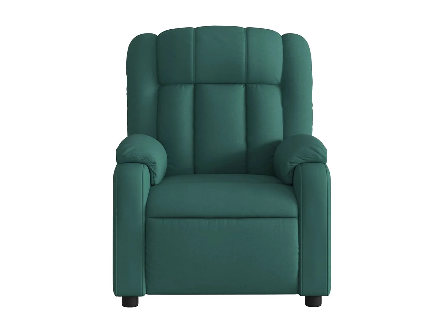 Fauteuil inclinable électrique Vert foncé Tissu