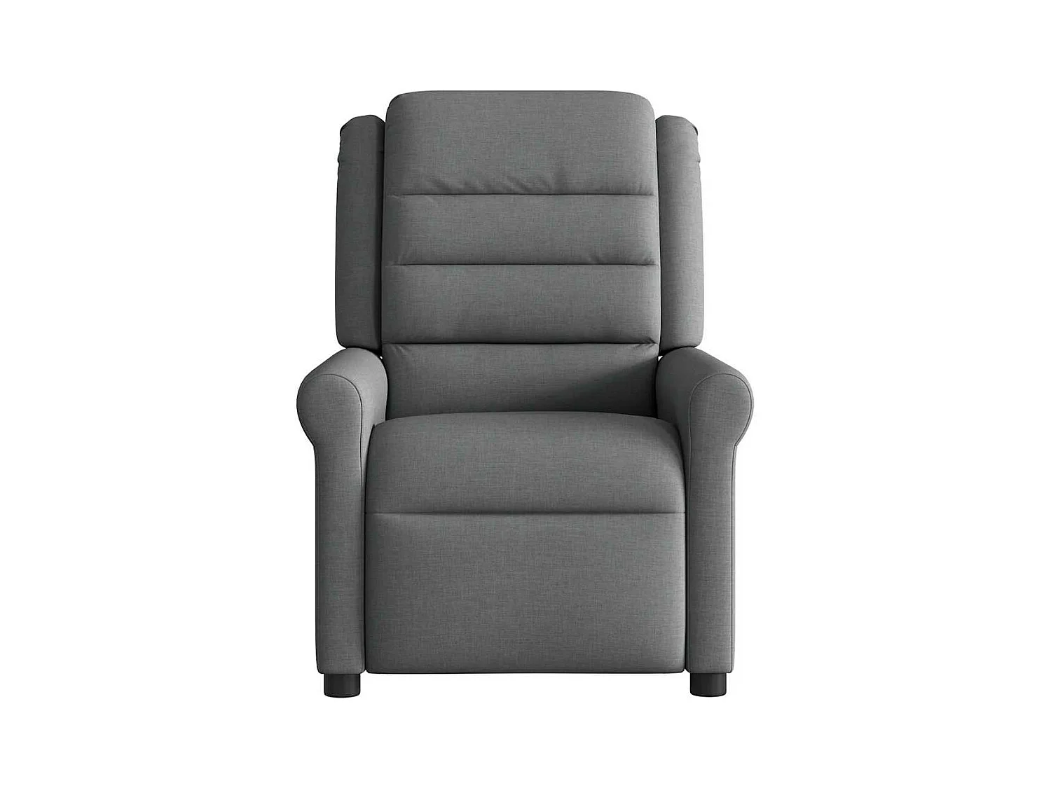 Fauteuil inclinable électrique Gris foncé Tissu