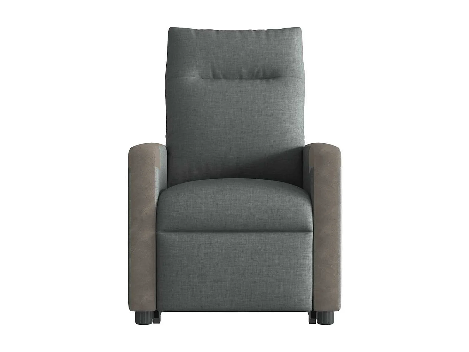 Fauteuil inclinable électrique gris foncé tissu