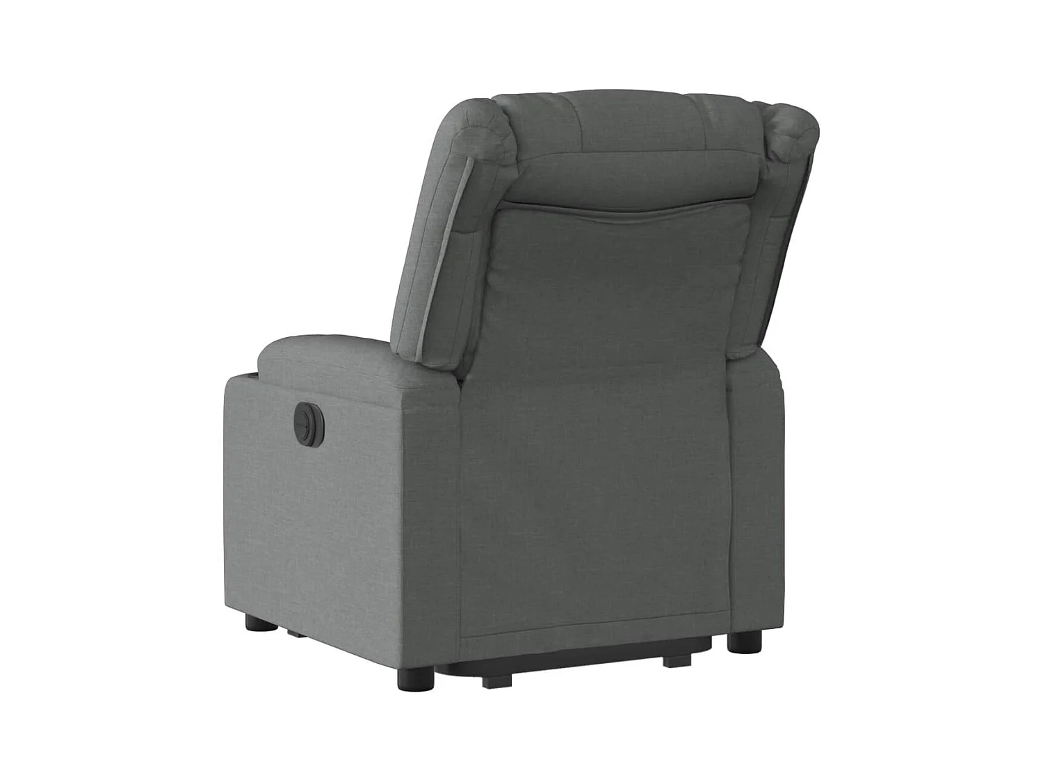 Fauteuil inclinable électrique gris foncé tissu