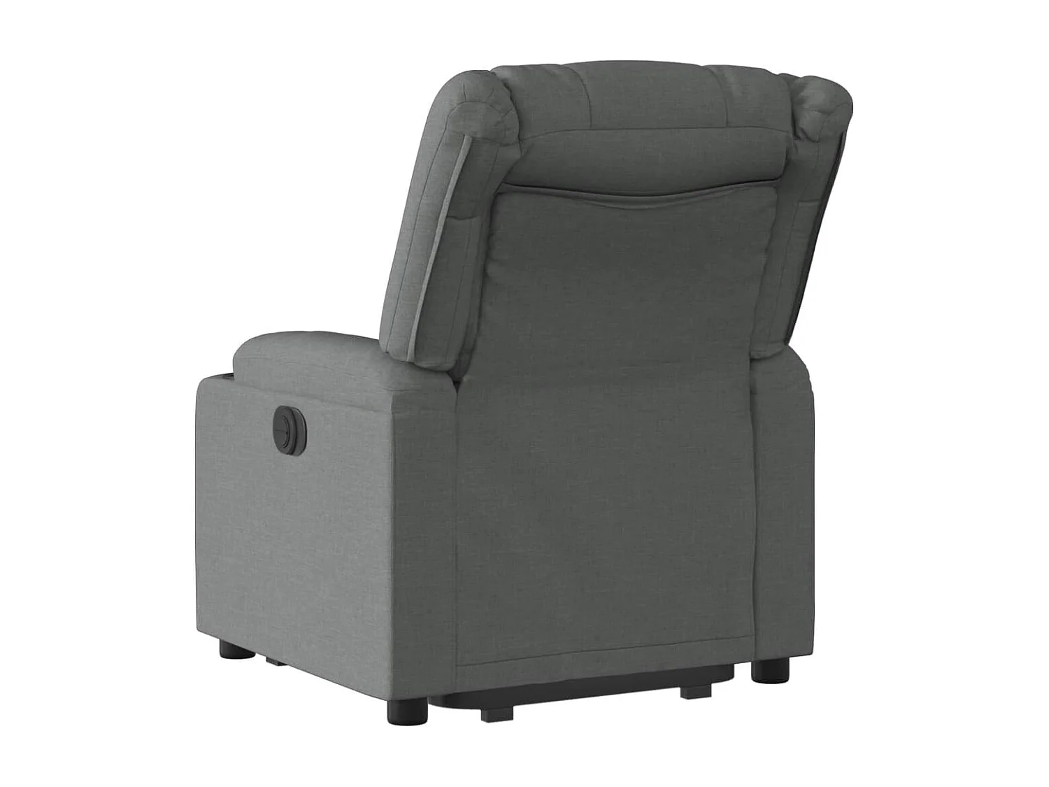 Fauteuil inclinable électrique gris foncé tissu