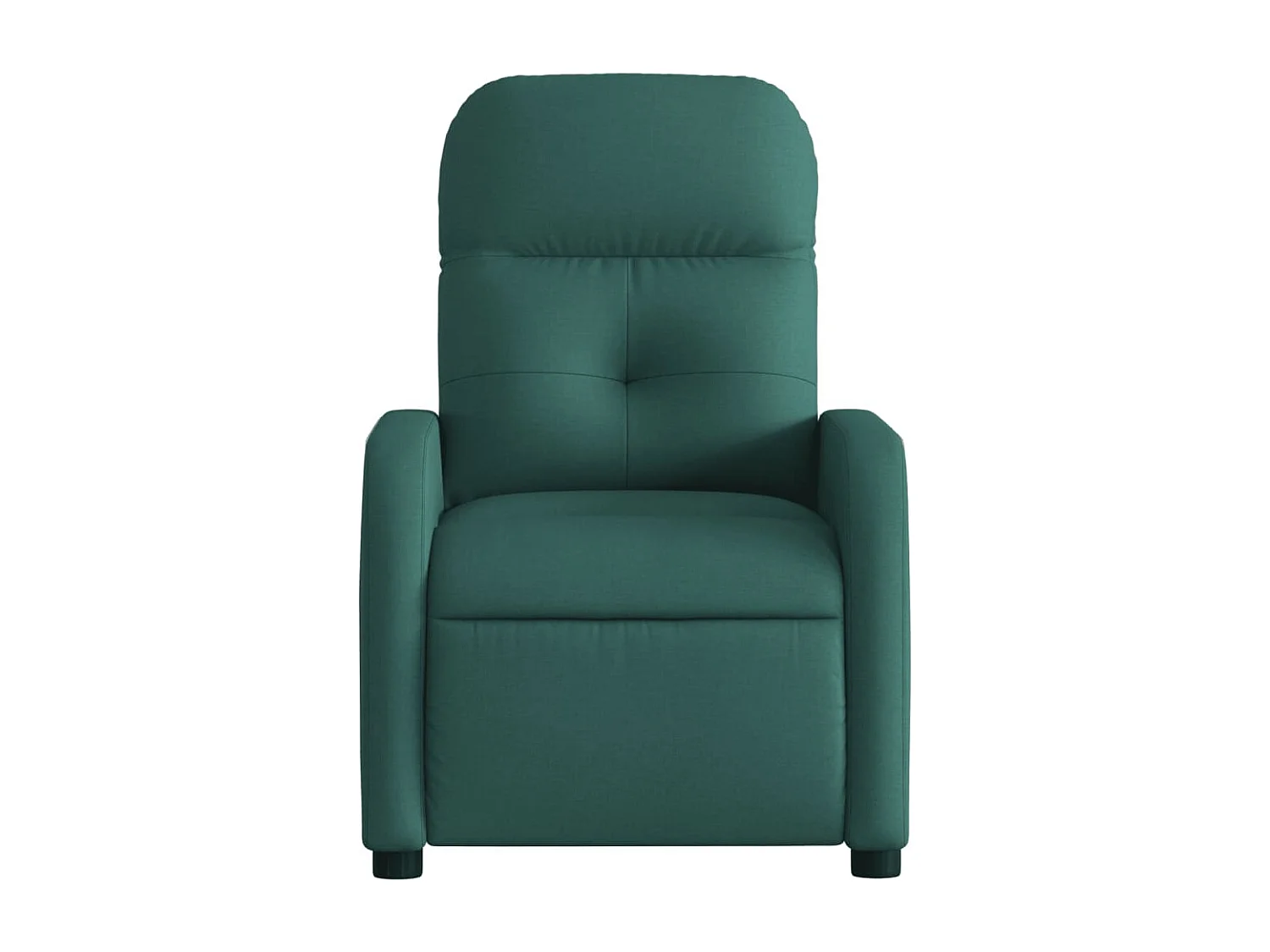 Fauteuil inclinable électrique Vert foncé Tissu
