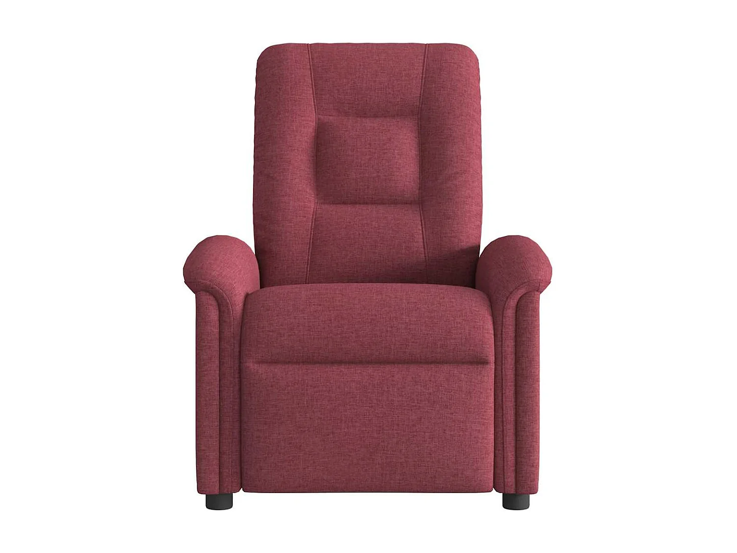 Fauteuil inclinable électrique Rouge bordeaux Tissu