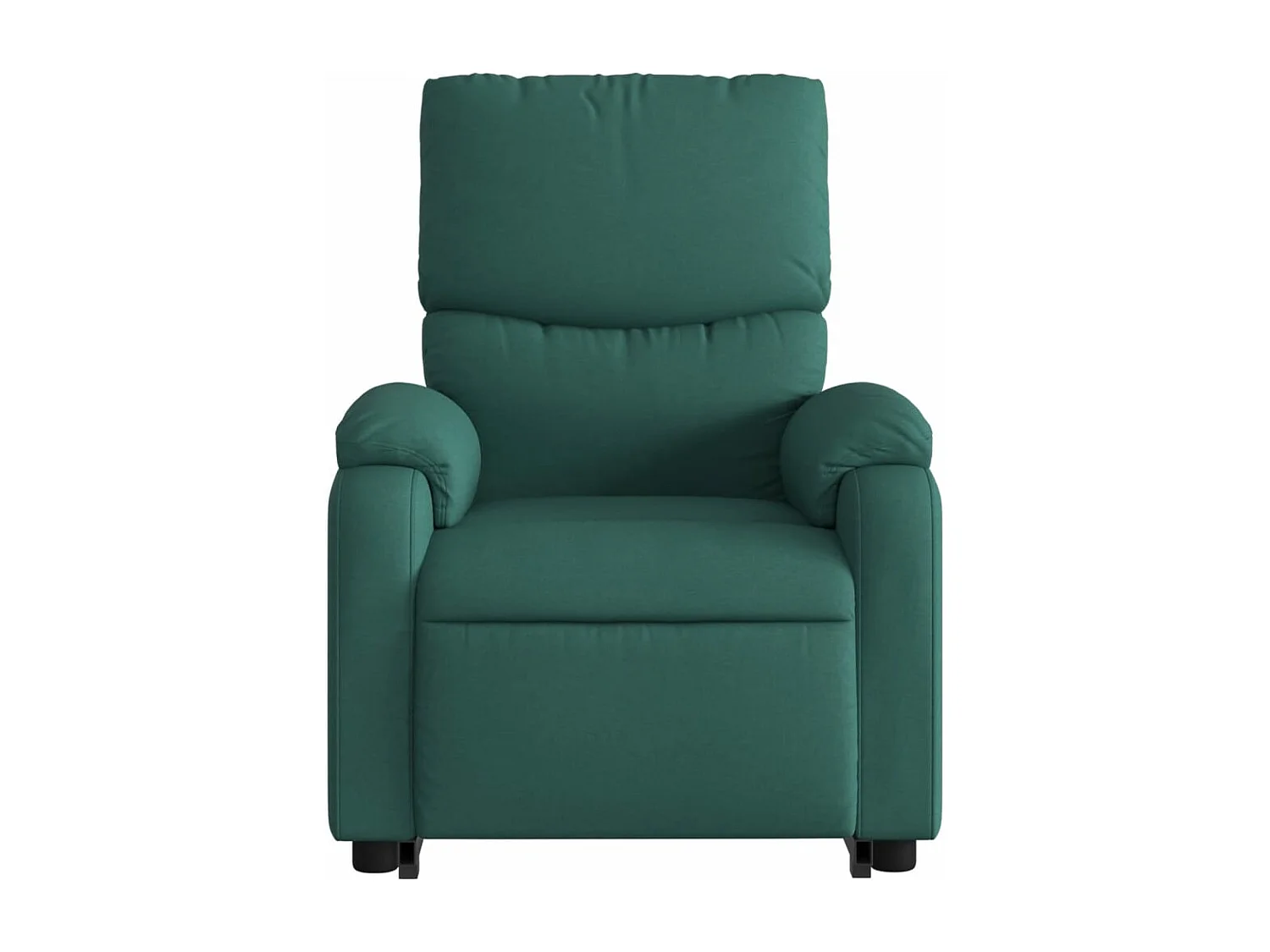 Fauteuil inclinable électrique vert foncé tissu