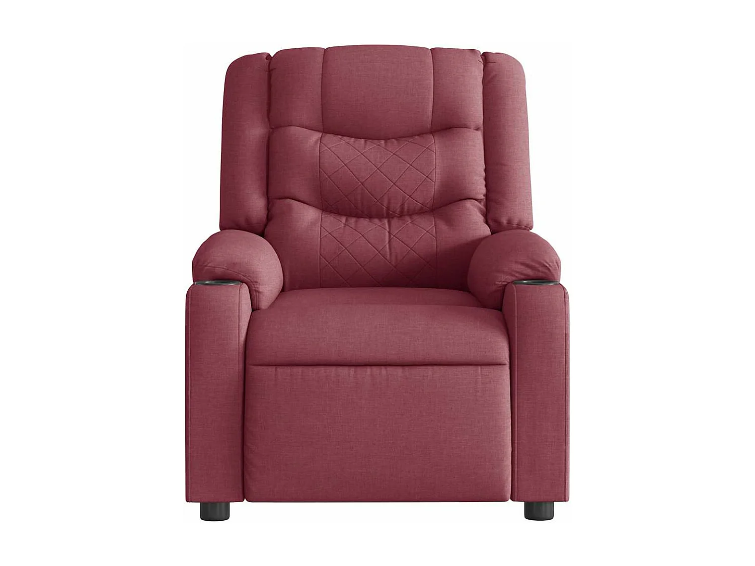 Fauteuil inclinable électrique Rouge bordeaux Tissu