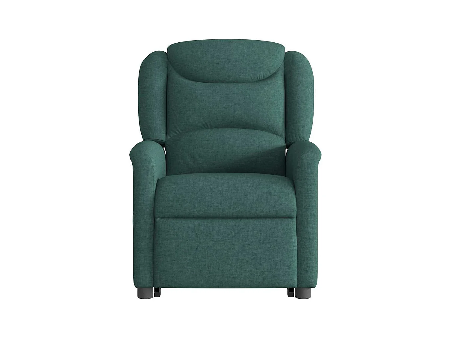 Fauteuil inclinable électrique vert foncé tissu