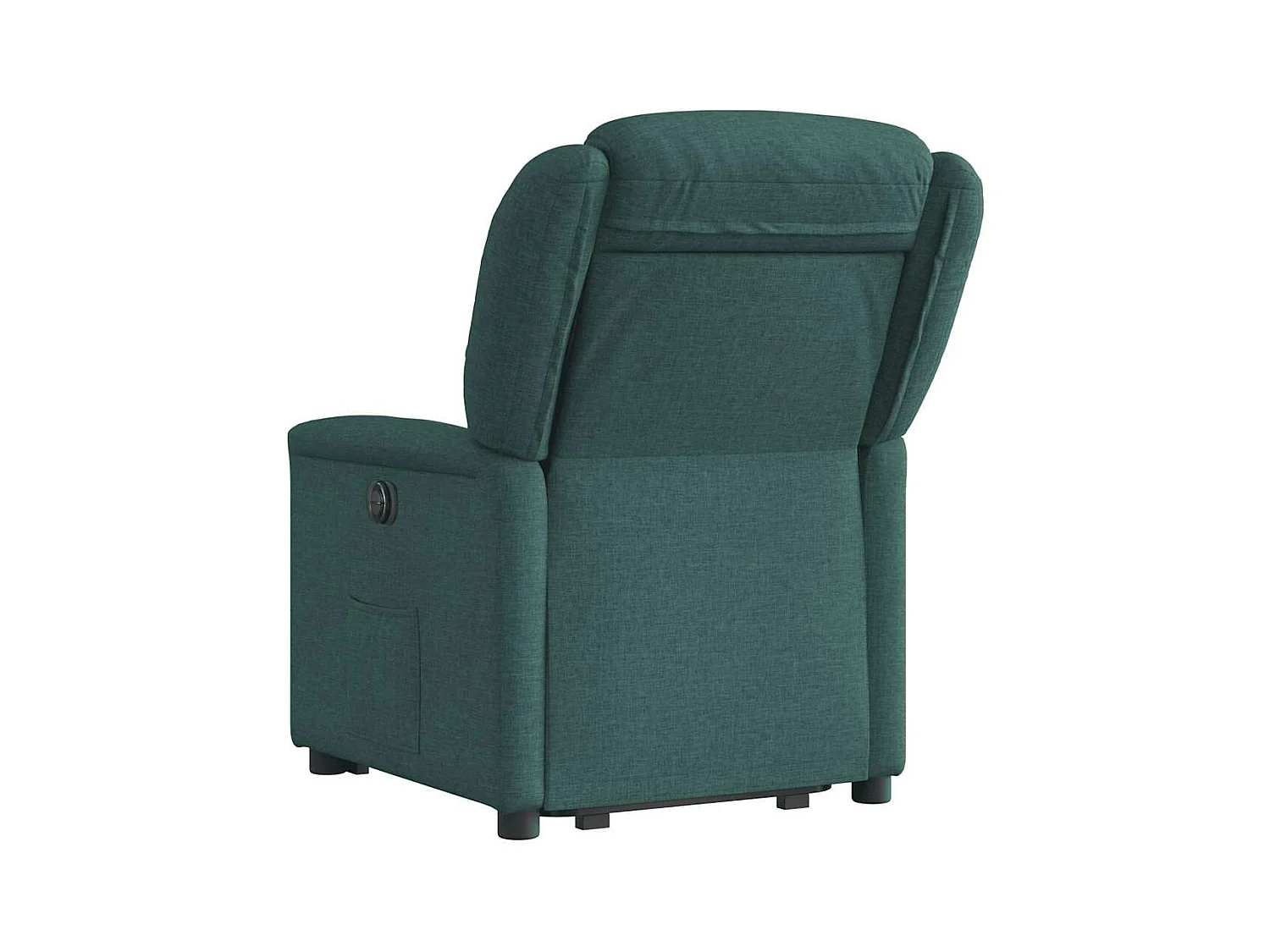 Fauteuil inclinable électrique vert foncé tissu