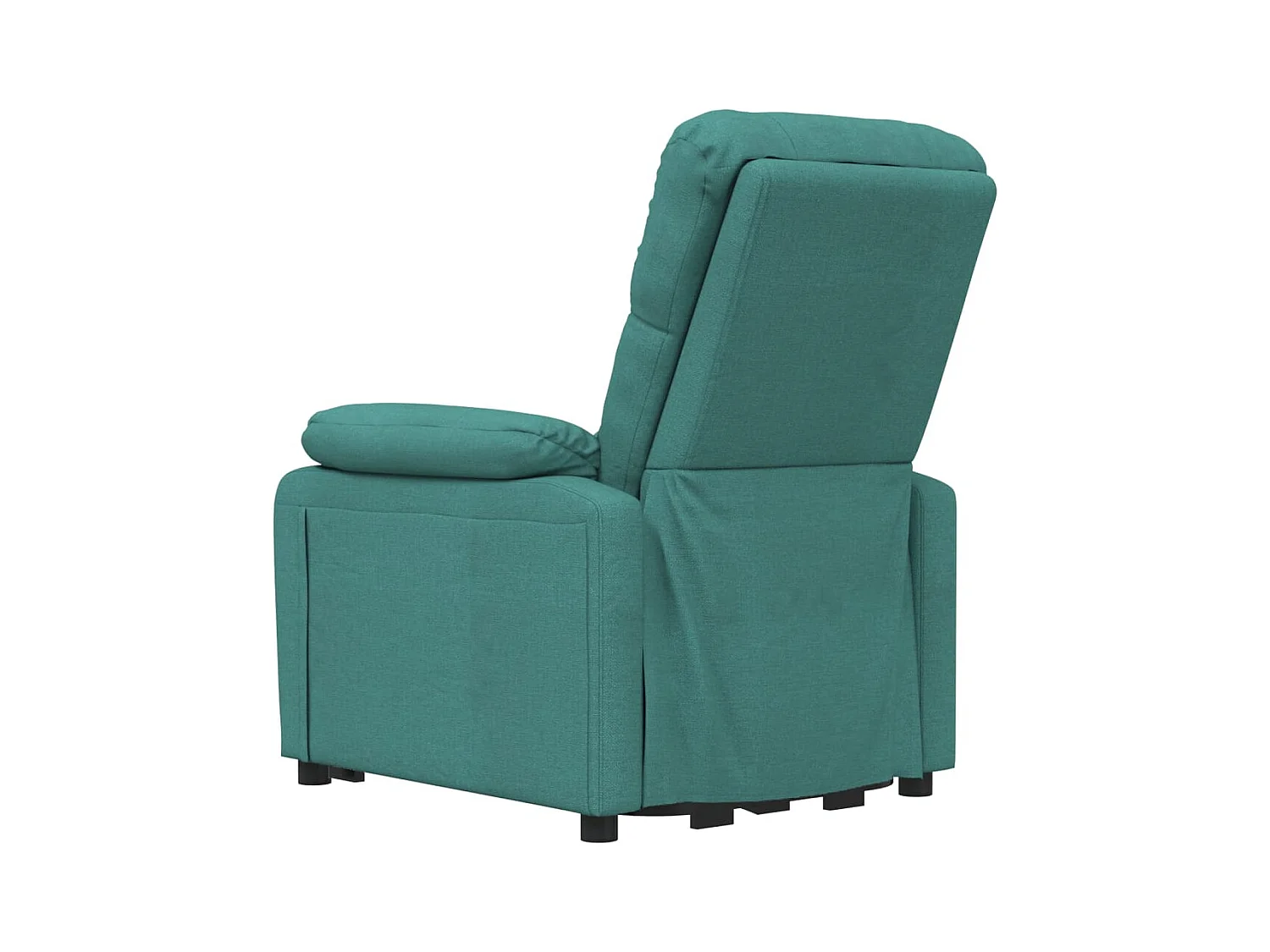Fauteuil inclinable électrique Vert foncé Tissu