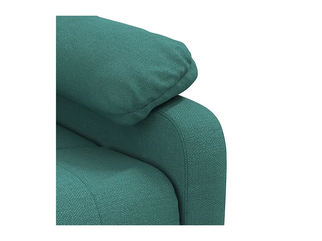 Fauteuil inclinable électrique Vert foncé Tissu