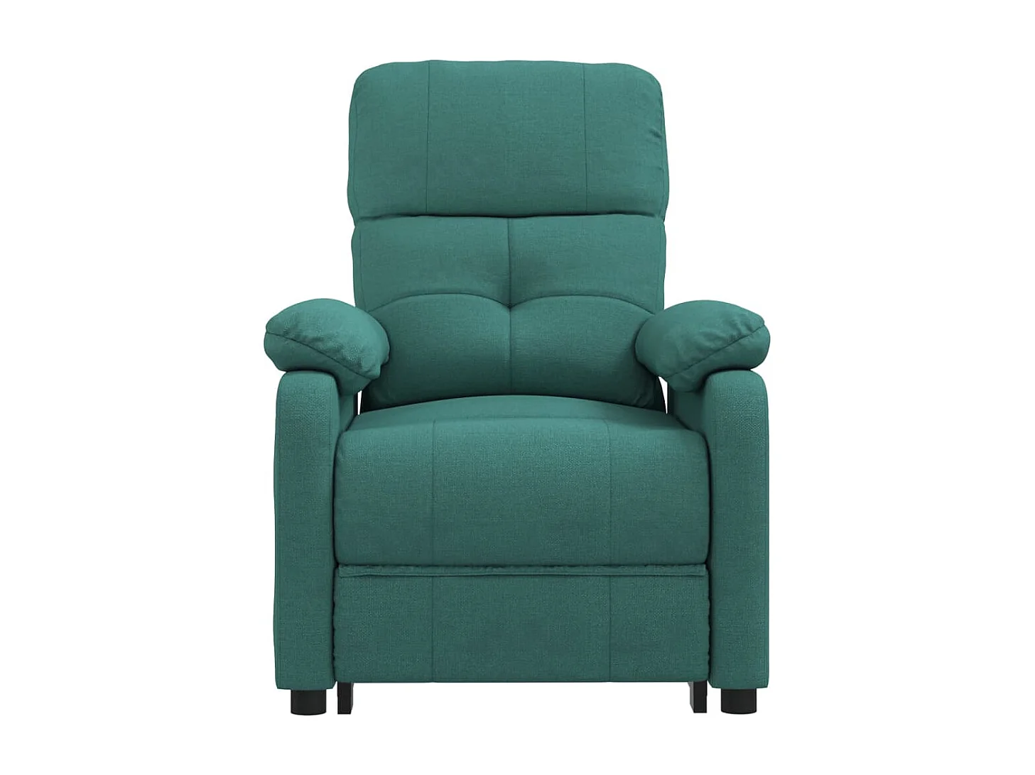 Fauteuil inclinable électrique Vert foncé Tissu