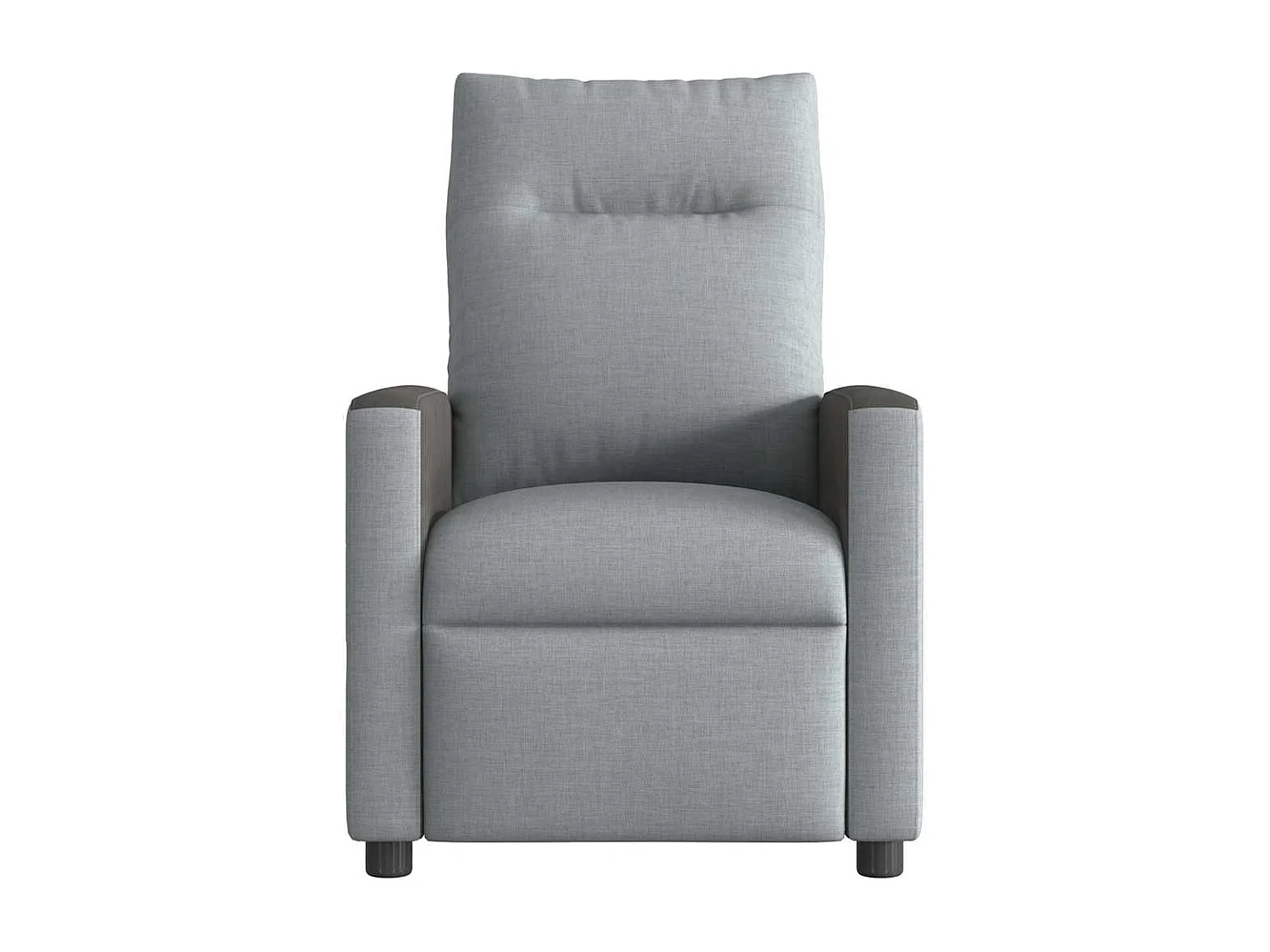 Fauteuil inclinable électrique Gris clair Tissu