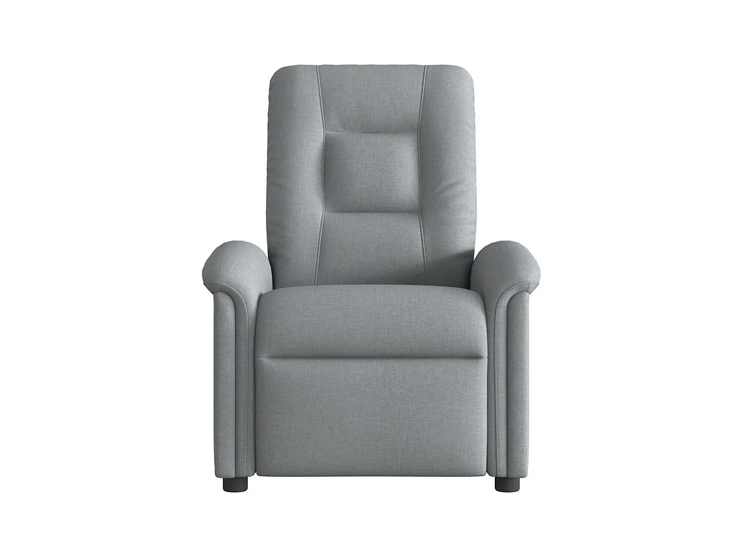 Fauteuil inclinable électrique Gris clair Tissu