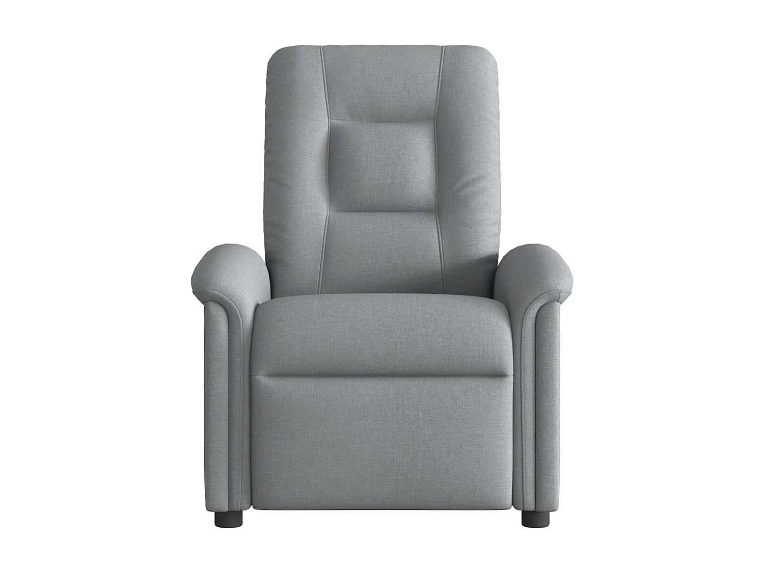 Fauteuil inclinable électrique Gris clair Tissu