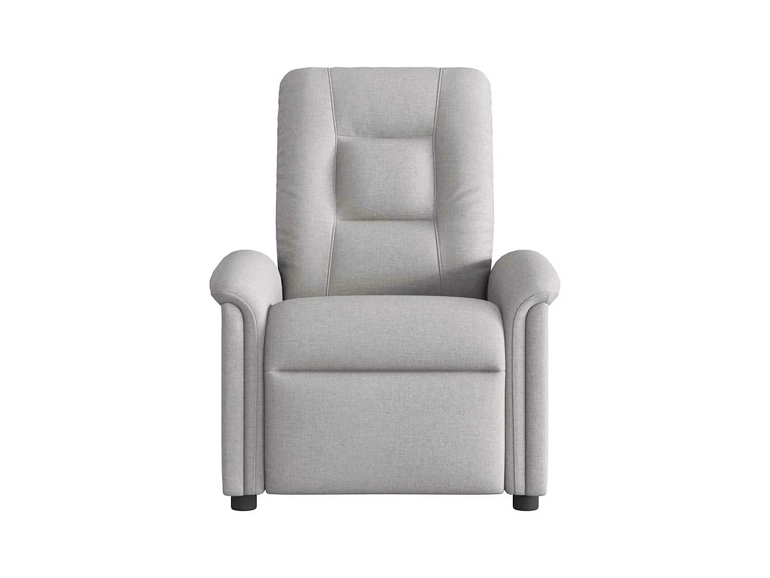 Fauteuil inclinable électrique gris nuage tissu