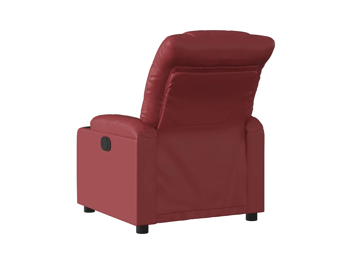 Fauteuil inclinable électrique Rouge bordeaux Similicuir